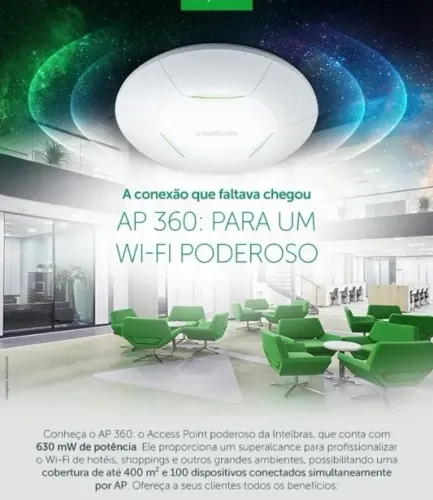 Roteador Access point Intelbras AP 360 