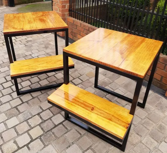 Promo | 75x59x59 | Mesa Bares Restaurante| mesa de ferro | industrial 