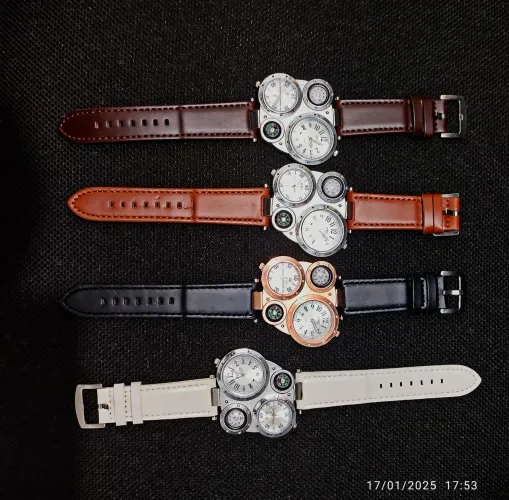 Relógios Masculinos de Luxo com Design Inovador - 4 Peças