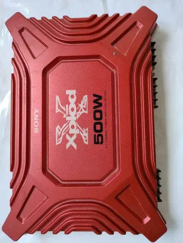 Amplificador Sony XPLOD, Amplificador TU-3800, 2 autofalantes Pioneer