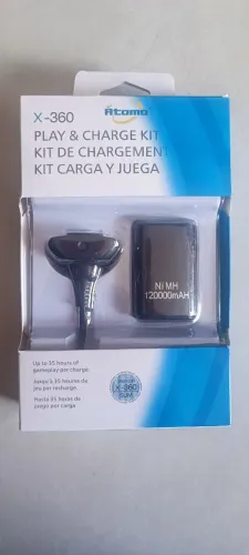 Kit Bateria e Carregador Play & Charge Xbox 360