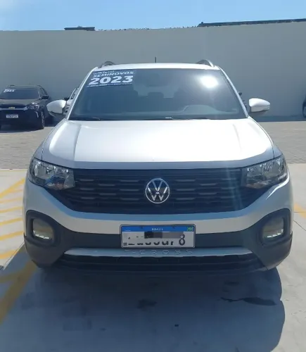 T-CROSS 200 TSI 1.0 SENSE AUT 2023 PRATA COM APENAS 10 MIL KM. CHAMA NO WHATSAPP!