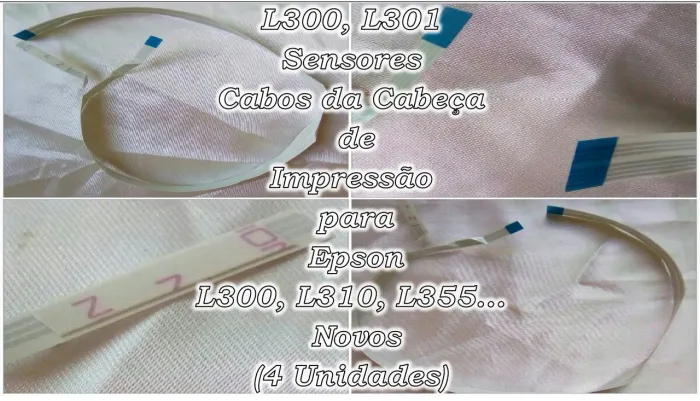 Cabos da cabeça de impressão Epson L300 a L355