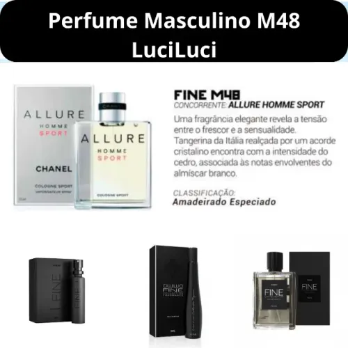 Perfume MAsculino M48 LuciLuci - 15 ml