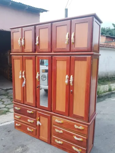 Guarda roupa de casal 5 portas novo.