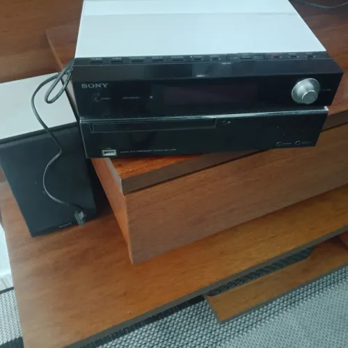Microsystem Sony raridade antigo perfeito Funcionamento conservado com coleção de CDS 