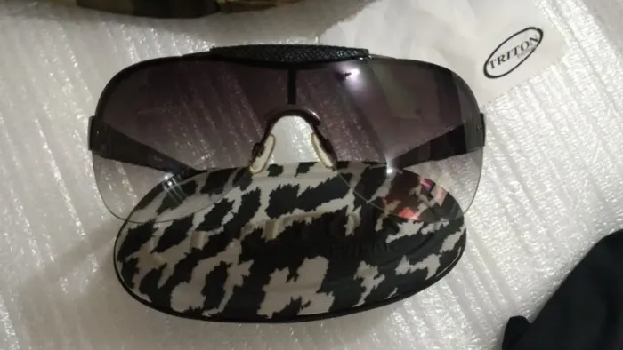 Óculos de Sol Triton Original unissex novo, com UV, com case original e flanela