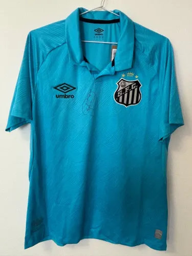 Camisa Santos autografada Neymar