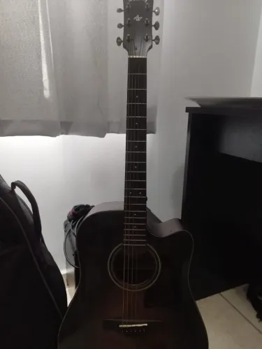 Violão ibanez aw400ce-bsg