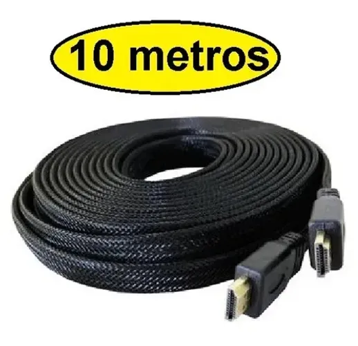 Cabo Hdmi 10 Metros Blindado Extensão 10 Metros 3d Version 1.4