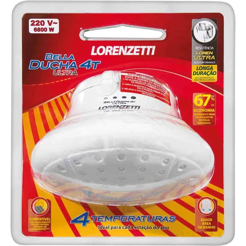 Ducha Elétrica Lorenzetti Bella Ducha Ultra 4T