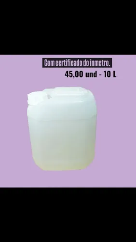 Galão 10L com certificado Inmetro