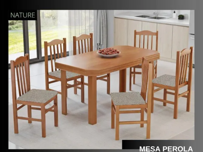 Mesa Pérola 6 cadeiras 