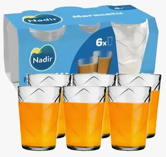 Copo Nadir maracatu 280ml 6 peças 