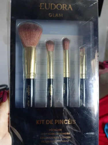 Promoção kit pincéis eudora 