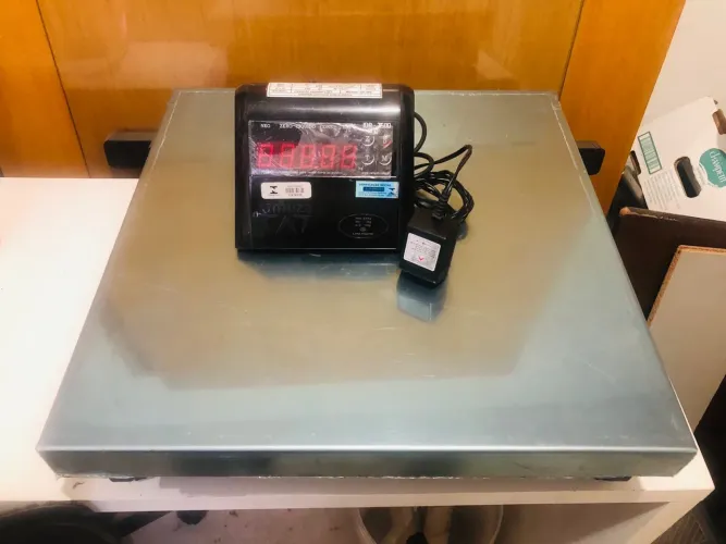 Balança Industrial Digital Ramuza Bandeja Inox Peso máximo suportado 300 kg 110V/220V
