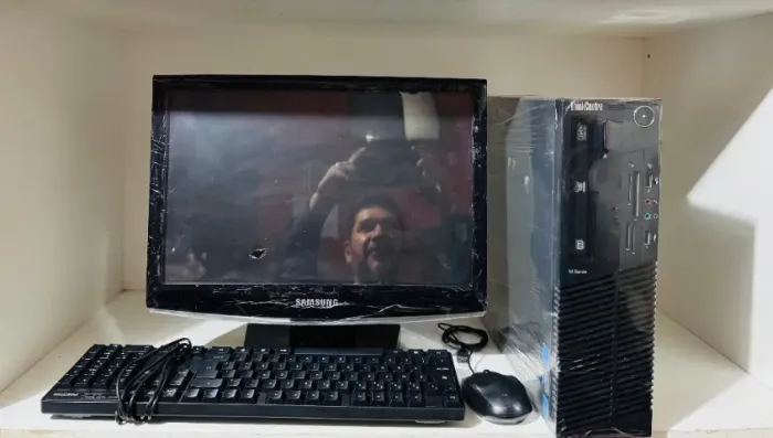 Computador Completo Lenovo i5, ideal p estudos, trabalho, 8gb, ssd 120gb, monitor 17, wifi