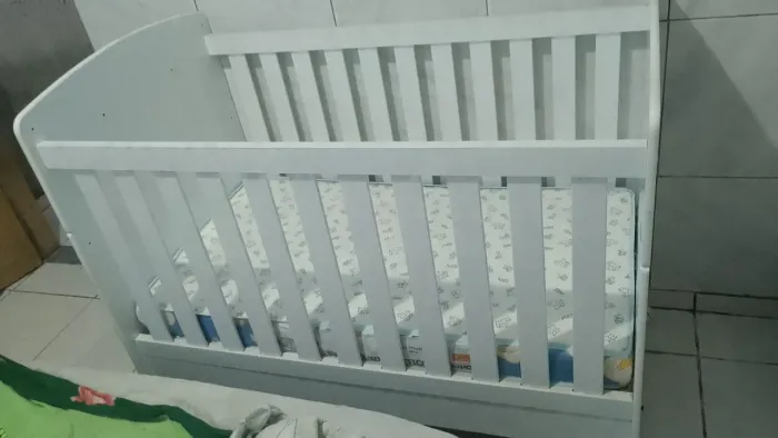 berço usado poucas vezes minha filha não se adaptou ficar longe da mãe para dormir