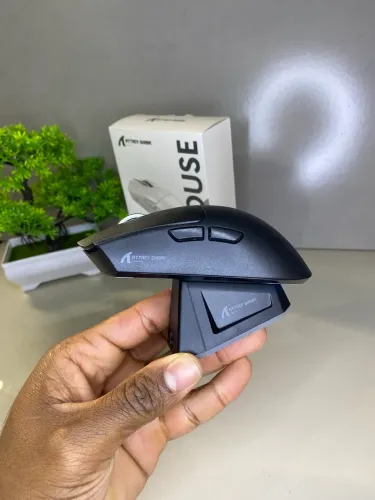 Mouse Gamer Attack Shark X11 Sem Fio + Base Magnética (Novo)