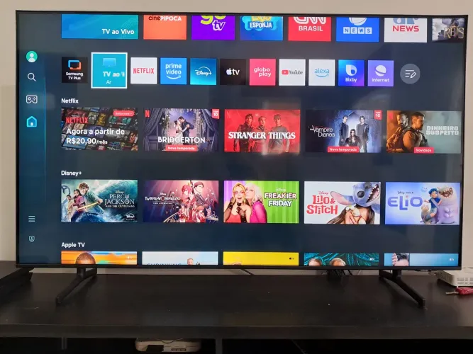 SAMSUNG SMART TV 70" 4K,SISTEMA TIZEN, GAMER HURB,JOGOS E CANAIS,MODELO 2026, NO PLÁSTICO