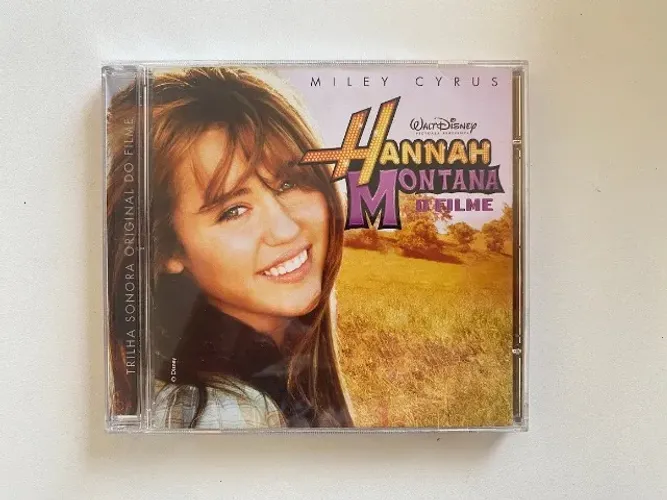 CD Hannah Montana O Filme / Miley Cirus Walt Disney Trilha Sonora Raro de Colecionador 
