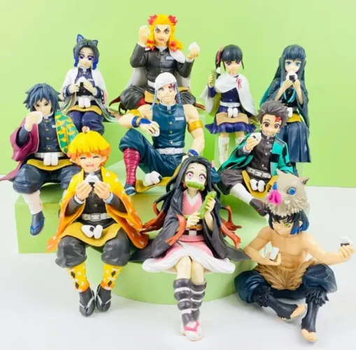 Demon Slayer Novos - Figura de Ação - Action Figure bonecos