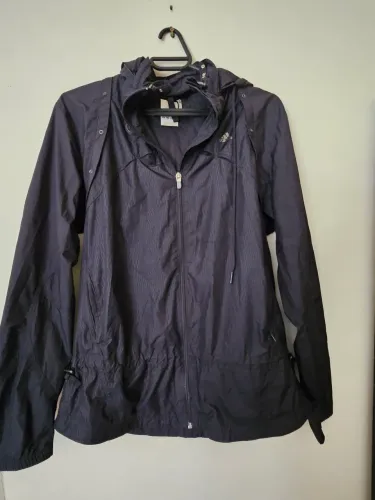 Jaqueta Corta vento Adidas Azul Marinho veste am