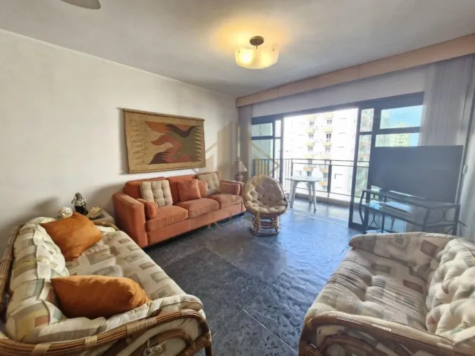 Apartamento para Locação em Guarujá, Praia das Pitangueiras, 3 dormitórios, 1 suíte, 2 ban