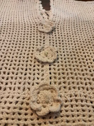 Blusa de crochê