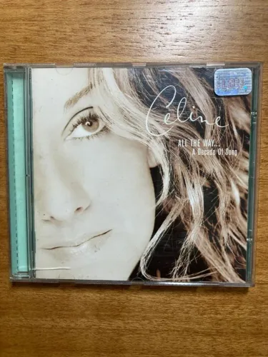CD Celine Dion - "All the way ... a decade of song" - em perfeito estado