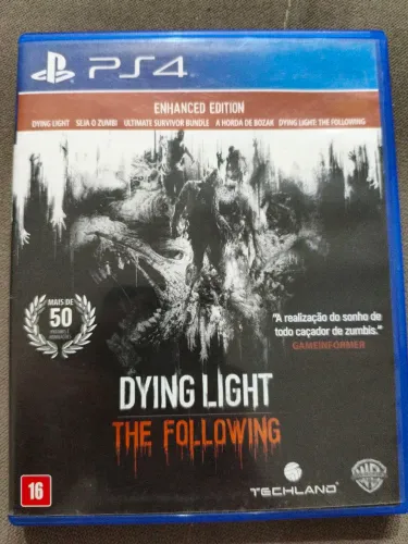 VENDO CD DO JOGO DYING LIGHT 1 COM DUAS DLCS (HORDA DE BOZAK) E (THE FOLLOWING)