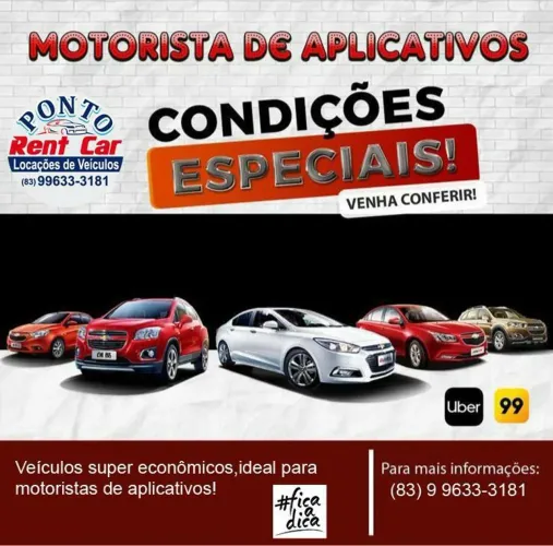 Carros pra motorista de aplicativo 