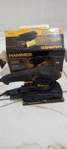 Lixadeira Orbital Hammer 135W Elétrica 110v para Madeira Marcenaria
