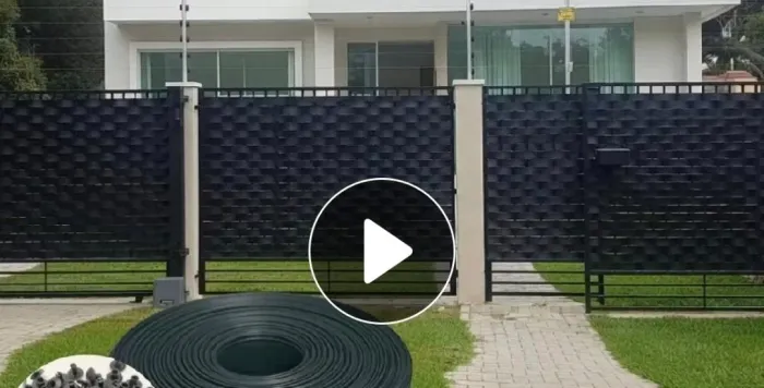 Rolo de PVC 100mts preto novo 