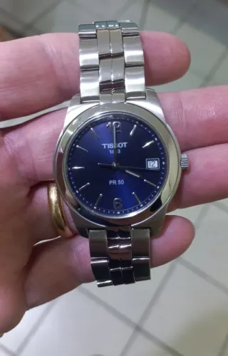 RELÓGIO (TISSOT)*PR50* -MOSTRADOR AZUL- #ANALÓGICO#