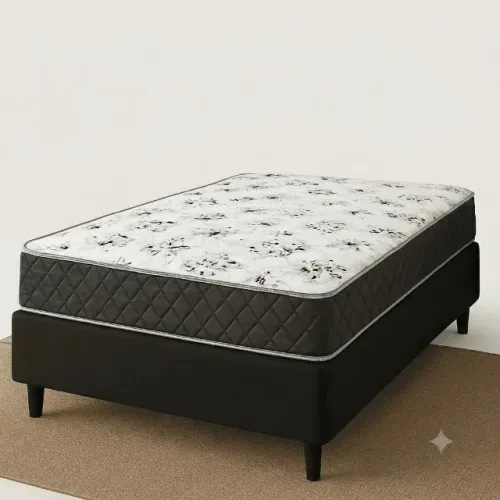 Conjunto base e colchão espuma D33 de Solteiro Novo! 
