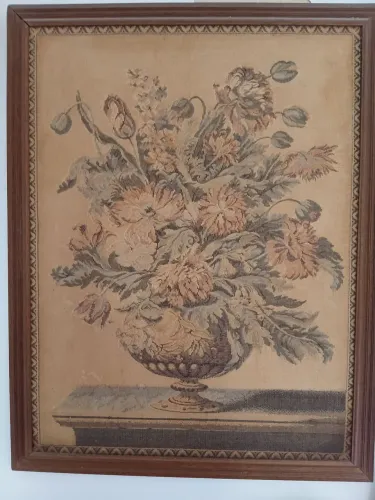 Quadro antigo em Gobelin 