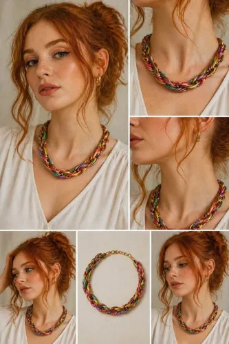 Colar feminino artesanal