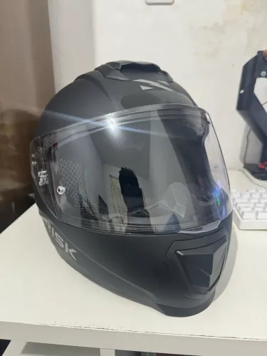 Capacete Norisk Razor Preto Fosco, novo. Com Narigueira
