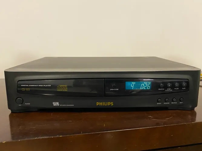 Toca cd player Philips CD163 funcionando perfeitamente revisado 
