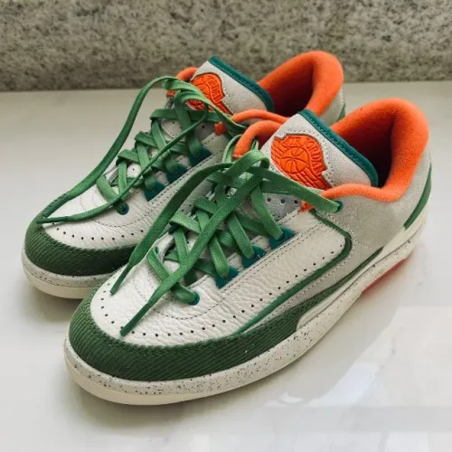 Tênis Air Jordan 2 Retro Low Titan DV6206183 Tam. 36 / 24cm Original em Perfeito Estado