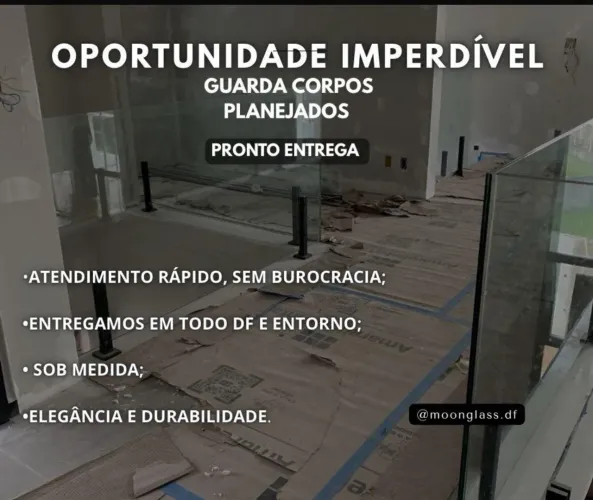 Modelos diversificados de guarda corpos