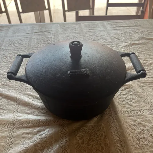 Panela de Ferro Fundido Panela Mineira com Tampa - Tradicional