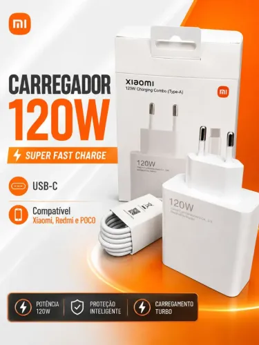 Carregador Rápido 120w