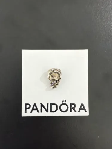 Berloque / Charm Pandora Disney Enrolados Rapunzel Original Prata 925