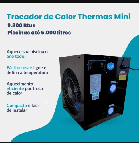 Vendo trocador calor piscina
