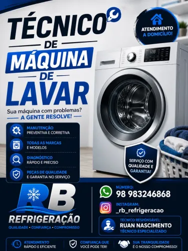 Técnico de máquina de lavar