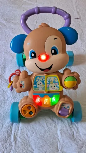 Fisher Price - Andador Apoiador Ccahorrinho Aprender e Brincar Educativo e Interativo