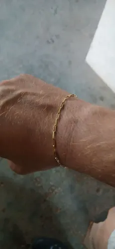 Pulseira de ouro 18k 750 nova