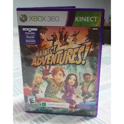 Kinect Adventures Xbox 360 Mídia Física Original NTSC CIB